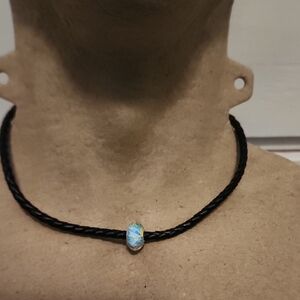 Black Braided Necklace